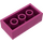 LEGO Magenta Kloss 2 x 4 med Axel Hål (39789)