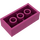 LEGO Magenta Brick 2 x 4 with Axle Holes (39789)