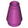 LEGO Magenta Cone 1 x 1 med Top Groove (28701 / 59900)