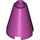 LEGO Magenta Cone 2 x 2 x 2 (Open Stud) (3942 / 14918)