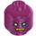 LEGO Magenta Dogan Minifigure Head (Recessed Solid Stud) (3274)