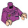 LEGO Magenta Dolores Umbridge in Magenta Jurk Minifiguur Torso (973 / 76382)