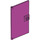 LEGO Magenta Door 1 x 4 x 6 with Stud Handle (35291 / 60616)