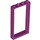 LEGO Magenta Door Frame 1 x 4 x 6 (Single Sided) (40289 / 60596)