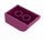LEGO Magenta Duplo Backstein 2 x 3 mit Gebogenes Oberteil (2302)