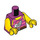 LEGO Magenta Female Pirate Driver Minifig Torso (973 / 76382)