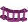 LEGO Magenta Fence Spindled 4 x 4 x 2 Quarter Round with 2 Studs (30056)