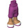 LEGO Magenta Friends Lång Shorts med Vit och Magenta Shoes (18353 / 92819)