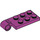 LEGO Magenta Scharnier Platte oben 2 x 4 mit 6 Bolzen und 2 Stiftlöcher (43045)