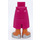 LEGO Magenta Heup met Medium Rok met Grijs Shoes (59794)