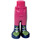 LEGO Magenta Hip with Pants with Dark Blue and Lime Boots (16925 / 35573)