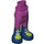 LEGO Magenta Fianco con Pants con Dark Blu e Lime Boots (16925 / 35573)