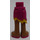 LEGO Magenta Hüfte mit Wellig Skirt mit Purple flip flops (20381)
