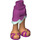 LEGO Magenta Hüfte mit Wellig Skirt mit Purple Sandals (35625)