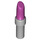 LEGO Magenta Lipstick met Medium Stone Grijs Handvat (25866 / 93094)