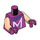 LEGO Magenta Magneto with Magenta Suit Minifig Torso (973 / 76382)