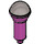 LEGO Magenta Microphone met Halve Metallic Zilver Top (21009 / 50511)