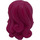 LEGO Magenta Mid-Length Wavy Hair with Right Section (15677)