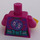 LEGO Magenta Minifigure Busto Karaoke Mermaid (973)