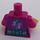 LEGO Magenta Minifig Torse Karaoke Mermaid (973)
