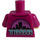 LEGO Magenta Minifig Torso with Jolly Roger and &#039;TOUR&#039; on Back (973)