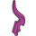 LEGO Magenta Minifigure Spear Tip with Elongated Flame (18395)