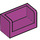 LEGO Magenta Panel 1 x 2 x 1 with Closed Corners (23969 / 35391)