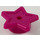 LEGO Magenta Plate 1 x 1 Round with Star (11609 / 28619)