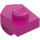 LEGO Magenta Plate 1 x 1 med Downwards Tann (15070)