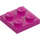 LEGO Magenta Plate 2 x 2 (3022 / 94148)