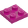 LEGO Magenta Plate 2 x 2 (3022 / 94148)