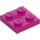 LEGO Magenta Plaat 2 x 2 (3022 / 94148)