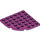 LEGO Magenta Plate 6 x 6 Round Corner (6003)