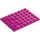 LEGO Magenta Plate 6 x 8 (3036)