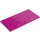 LEGO Magenta Plate 8 x 16 (92438)