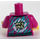 LEGO Magenta Samurapper Minifigura Torso (973 / 76382)