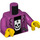 LEGO Magenta Singer - First League Minifig Torso (973 / 76382)