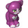 LEGO Magenta Sitting Gato con Verde Ojos (66363 / 66364)