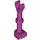 LEGO Magenta Skeleton Leg (23769 / 65412)