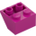 LEGO Magenta Pendenza 2 x 2 (45°) Invertito con distanziatore piatto sotto (3660)