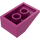 LEGO Magenta Pente 2 x 3 (25°) avec surface rugueuse (3298)