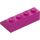 LEGO Magenta Sklon 2 x 4 (45°) s drsným povrchem (3037)