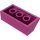 LEGO Magenta Pente 2 x 4 (45°) avec surface rugueuse (3037)