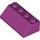 LEGO Magenta Slope 2 x 4 (45°) with Rough Surface (3037)