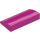 LEGO Magenta Slope 2 x 4 Curved with Bottom Tubes (88930)