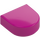 LEGO Magenta Tile 1 x 1 Halv Oval (24246 / 35399)