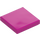 LEGO Magenta Tile 2 x 2 with Groove (3068 / 88409)