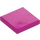 LEGO Magenta Tile 2 x 2 with Groove (3068 / 88409)