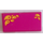 LEGO Magenta Tile 2 x 4 with Shooting Stars Sticker (87079)
