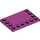 LEGO Magenta Fliese 4 x 6 mit Bolzen auf 3 Edges (6180)